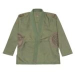 Albino & Preto Classic Olive BJJ Gi for Training & Competition