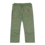 Albino & Preto Classic Olive BJJ Gi for Training & Competition - Image 6