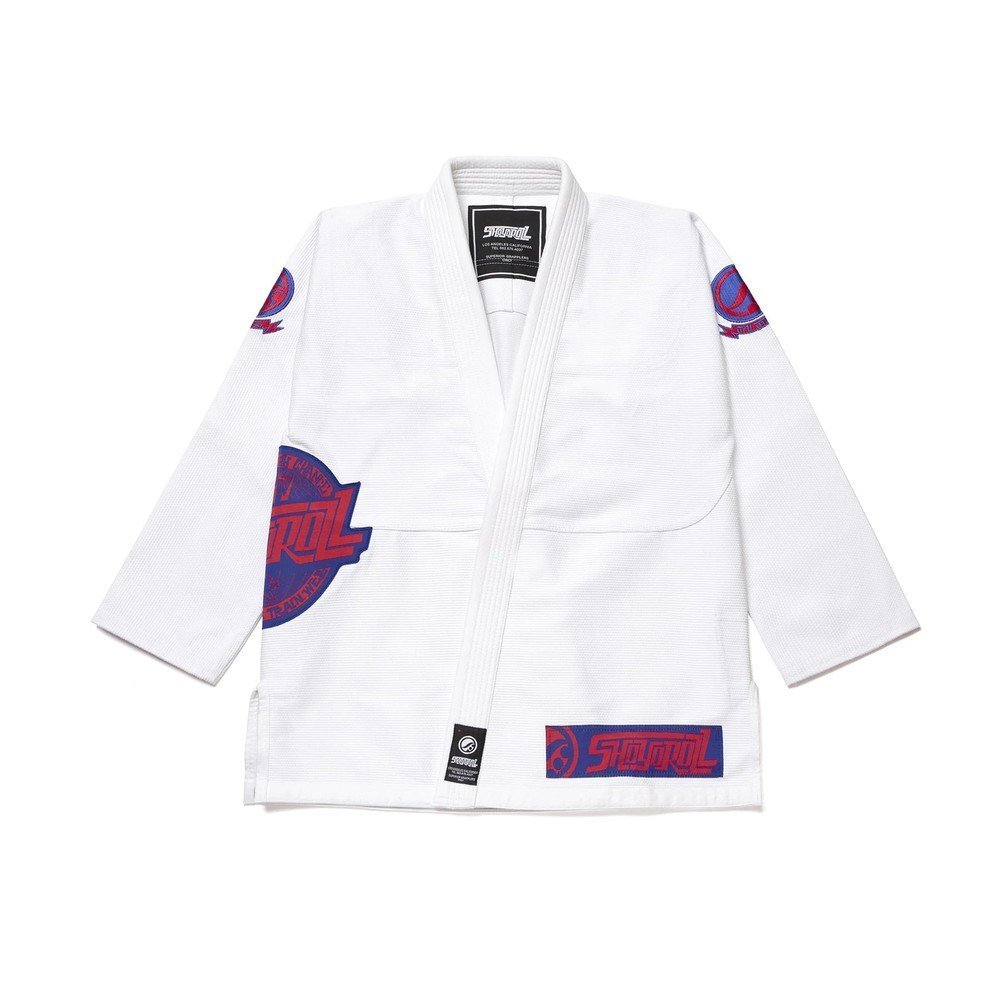 shoyoroll-americana-competitor-white-gi-1-1.jpg Shoyoroll Americana Competitor White BJJ Gi - Image 1