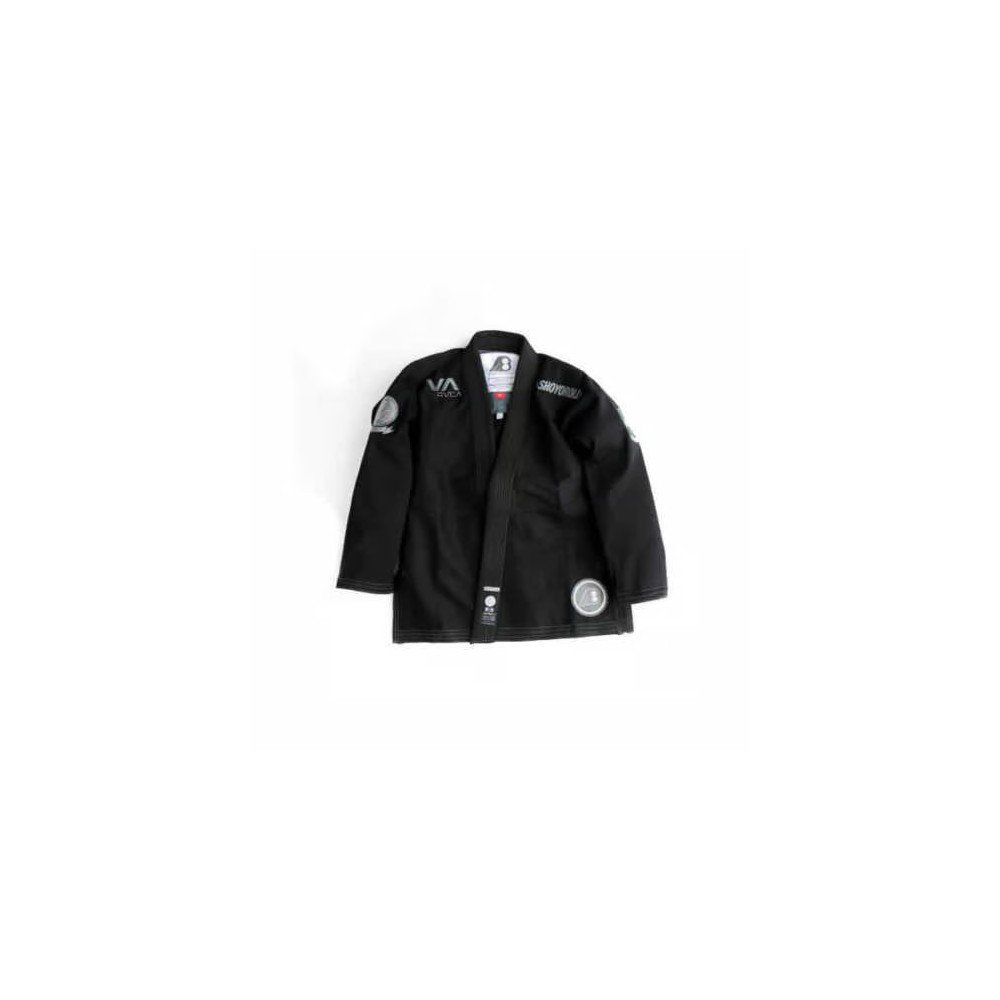 shoyoroll-batch-38-rvca-black-gi-1.jpg Shoyoroll RVCA Black BJJ Gi - Image 1