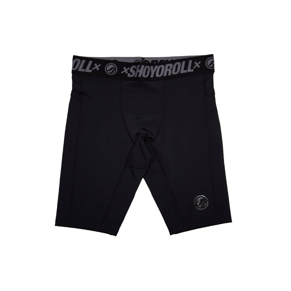 Shoyoroll Black Compression Shorts front view