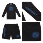 Shoyoroll Blue Logo Set – Competitor 20.9 Long Sleeve Rashguard and Shorts Kit