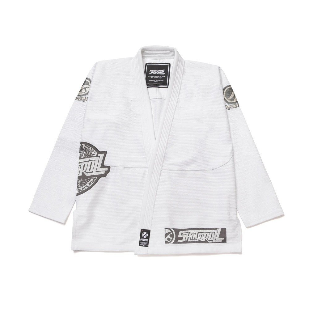 shoyoroll-carbon-competitor-white-gi-1-1.jpg Shoyoroll Carbon Competitor BJJ Gi in White - Image 1