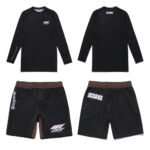 Shoyoroll Clean Black Set – Competitor 20.12 Long Sleeve Rashguard and Shorts Kit