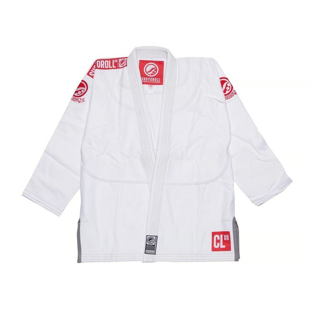 shoyoroll-comp-lite-xii-limited-white-gi-1.jpg Shoyoroll Comp Lite XII Limited White BJJ Gi - Image 1