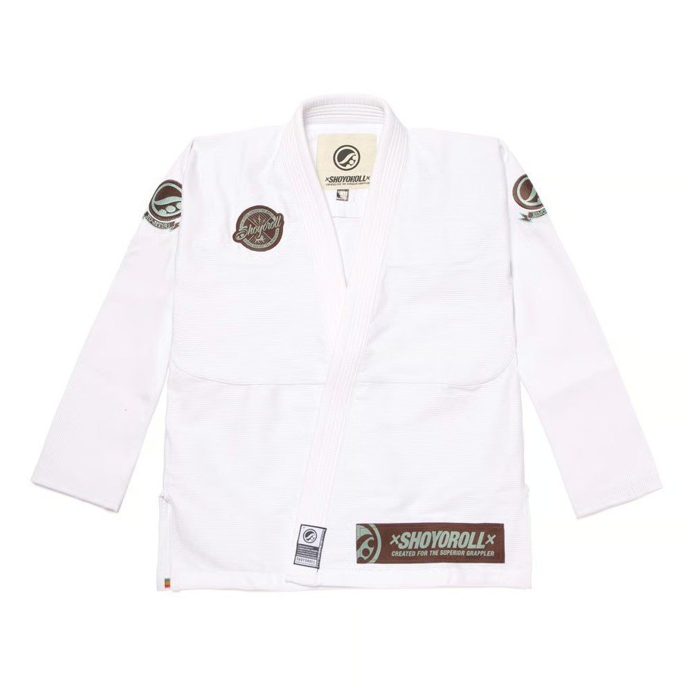 shoyoroll-competitor-19-q4-white-gi-1-1.jpg Shoyoroll Competitor 19 Q4 White BJJ Gi – Competition Ready - Image 1