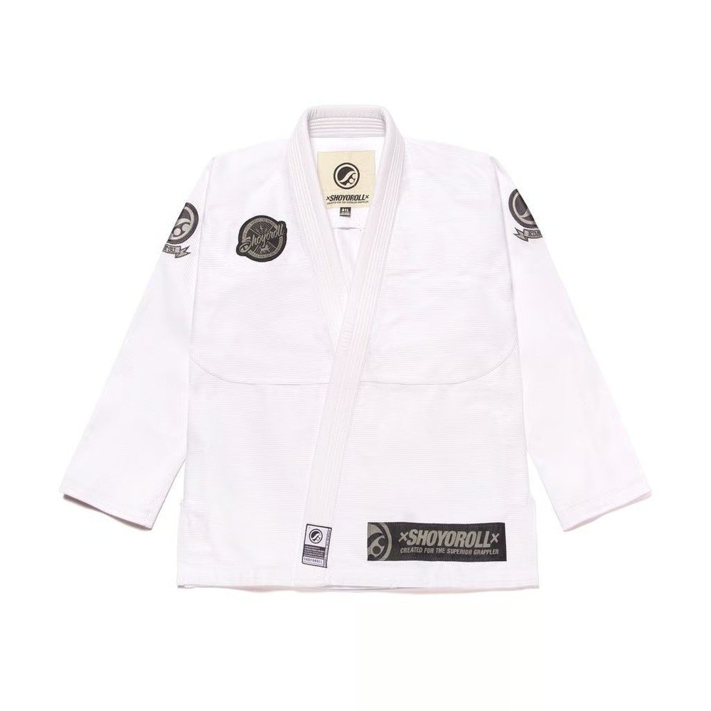 shoyoroll-competitor-20-7-white-gi-1-1.jpg Shoyoroll Competitor 20.7 White BJJ Gi – Competition Ready - Image 1