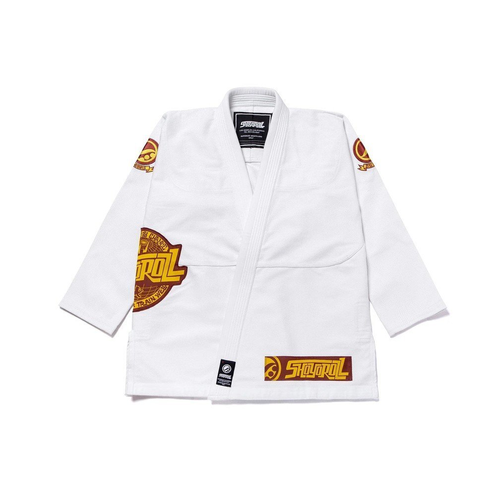 shoyoroll-crake-competitor-white-gi-1-1.jpg Shoyoroll Crake Competitor White BJJ Gi – Competition Ready - Image 1