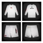 Shoyoroll Defcon White Set – Defcon x Shoyoroll Long Sleeve Rashguard and Shorts Kit