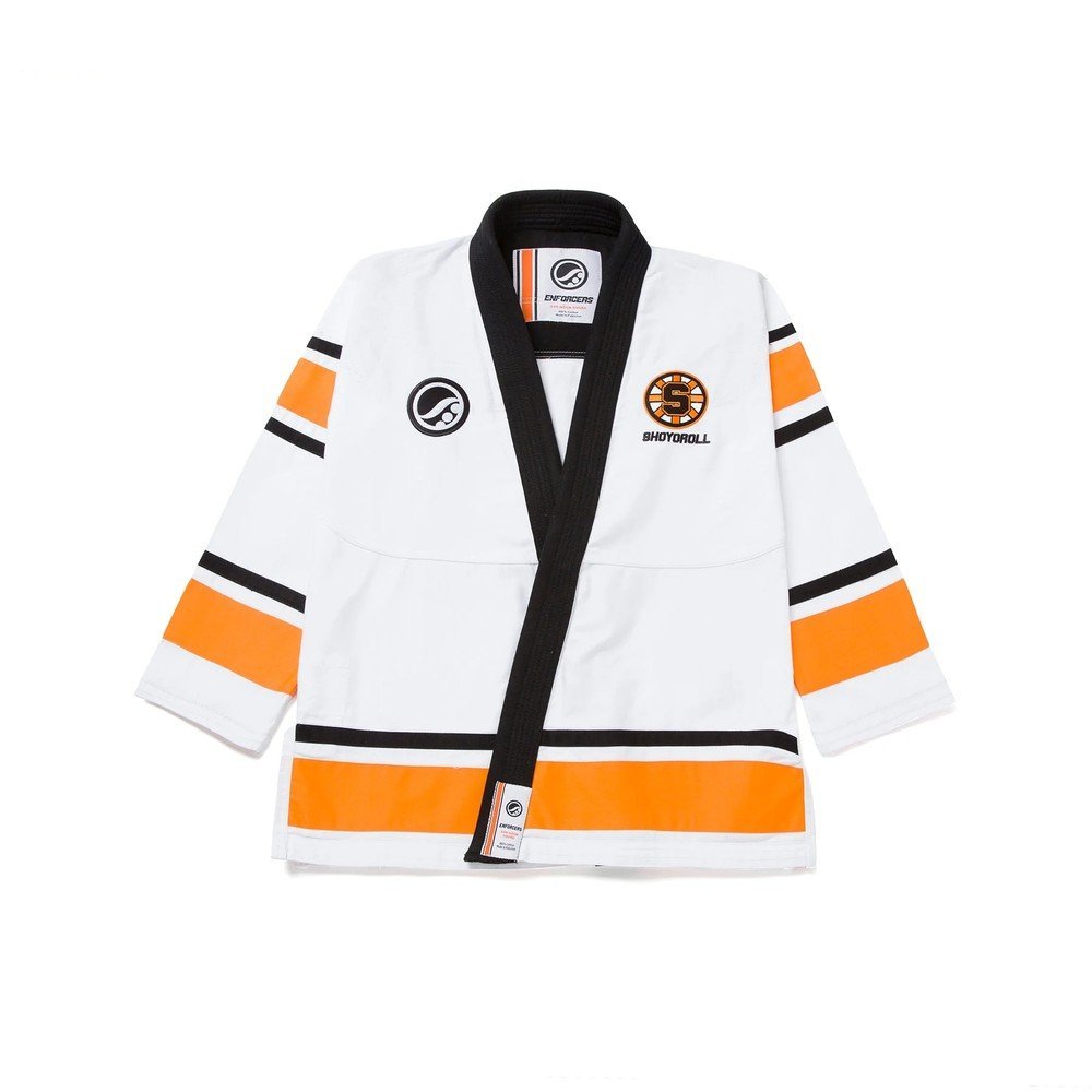 shoyoroll-enforcers-white-gi-1.jpg Shoyoroll Enforcers White BJJ Gi – Competition Ready - Image 1