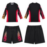 Shoyoroll Flames Nogi Set – Long Sleeve Rashguard and Shorts Kit