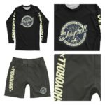 Shoyoroll Lime Lettering Set – Competitor 20.5 Long Sleeve Rashguard and Shorts Kit