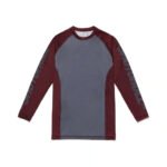 Shoyoroll Maroon Nogi Set – Comp Edition 20.7 Short Sleeve Rashguard and Shorts Kit - Image 2