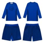 Shoyoroll Monochrome Blue Set – Batch #122 Long Sleeve Rashguard and Shorts Kit