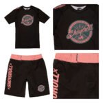 Shoyoroll Salmon Teal Set – Competitor 20.2 Short Sleeve Rashguard and Shorts Kit