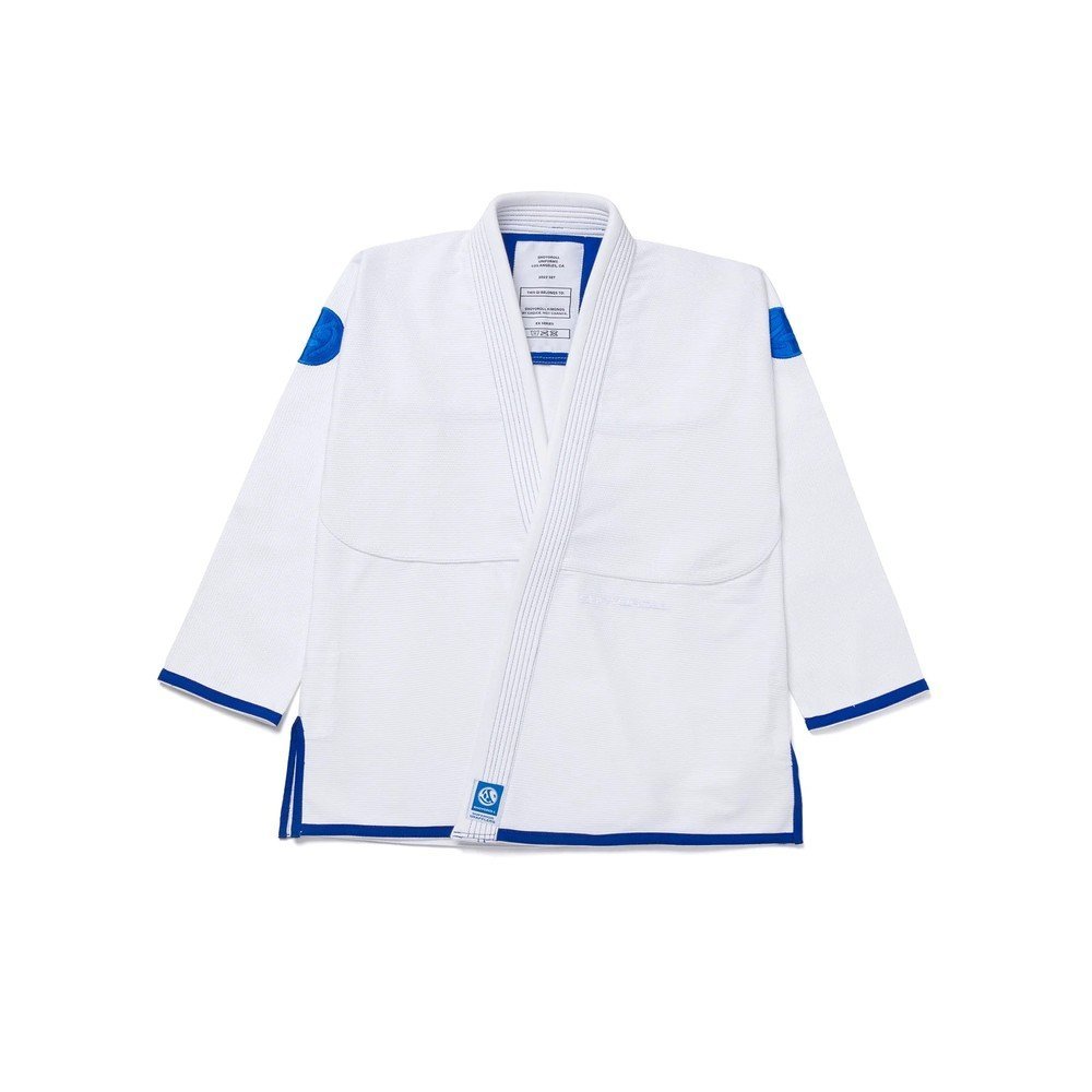 shoyoroll-tradition-22-white-blue-gi-1.jpg Shoyoroll Tradition 22 White & Blue BJJ Gi - Image 1