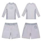 Shoyoroll Tradition Beige Set – Tradition 22 Long Sleeve Rashguard and Shorts Kit