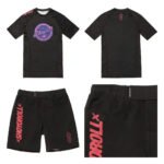 Shoyoroll Violet Logo Set – Competitor 20.6 Short Sleeve Rashguard and Shorts Kit